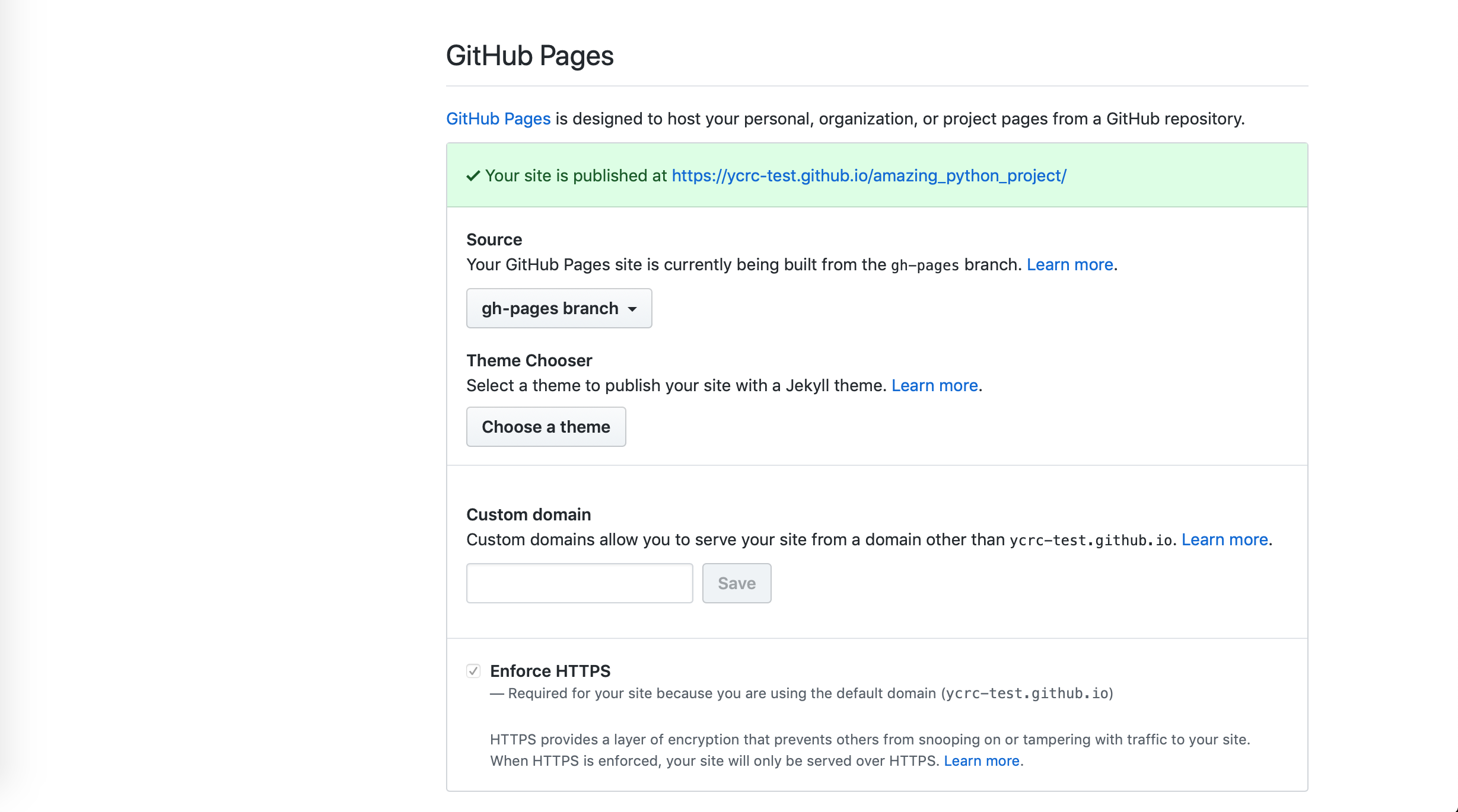 Github pages