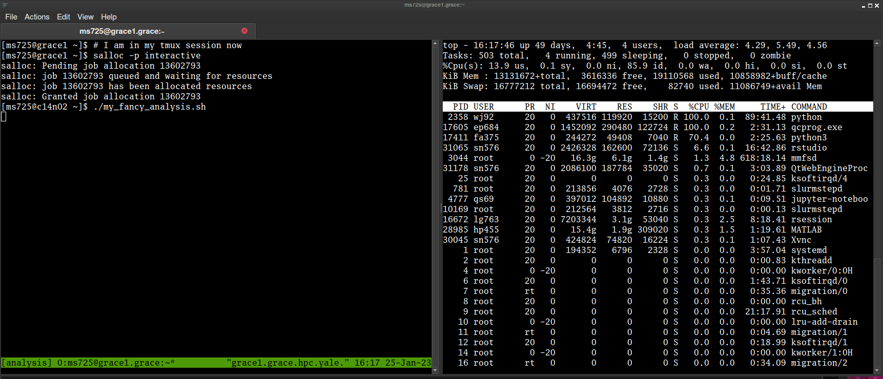 tmux